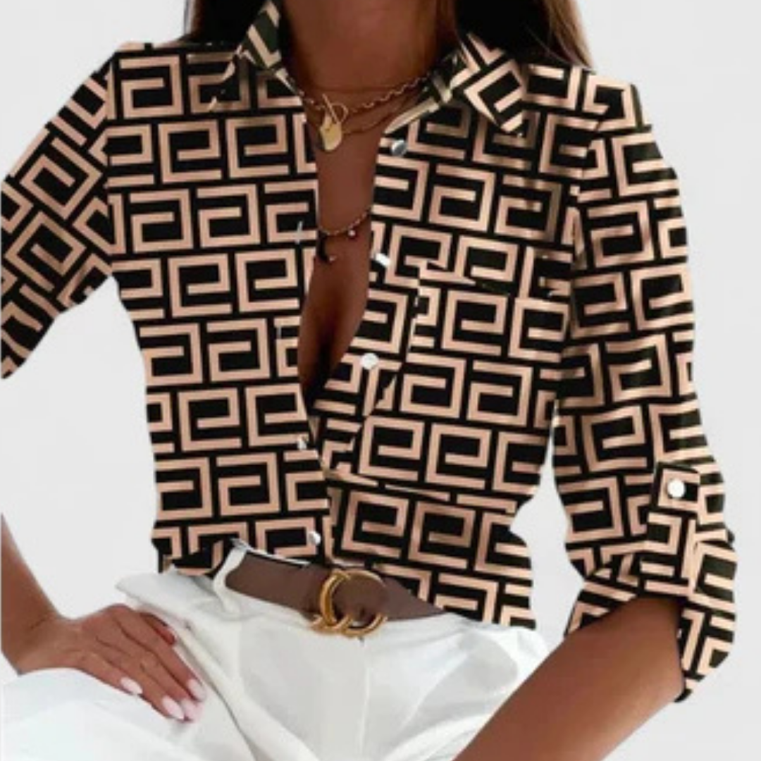 Lisette | Elegant Long Sleeve Blouse